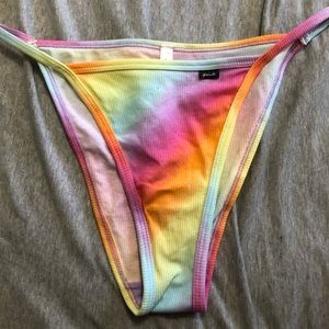 PINK Colorful gradation bikini panties
